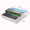 manual food packing machine with cling film