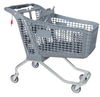 175L plastic shopping trolley for supermarket